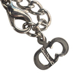 クリスチャン・ディオール Christian Dior ロゴネックレス シルバー メタル アクセサリー