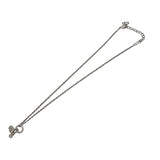 クリスチャン・ディオール Christian Dior ロゴネックレス シルバー メタル アクセサリー