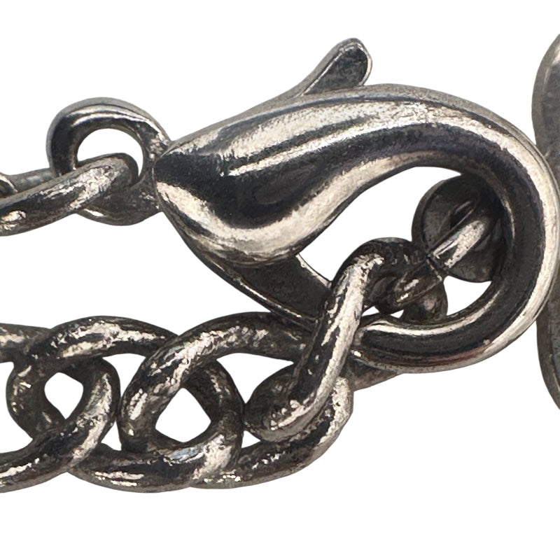 クリスチャン・ディオール Christian Dior アップルネックレス　 ピンク×シルバー×グリーン レジン・メタル アクセサリー