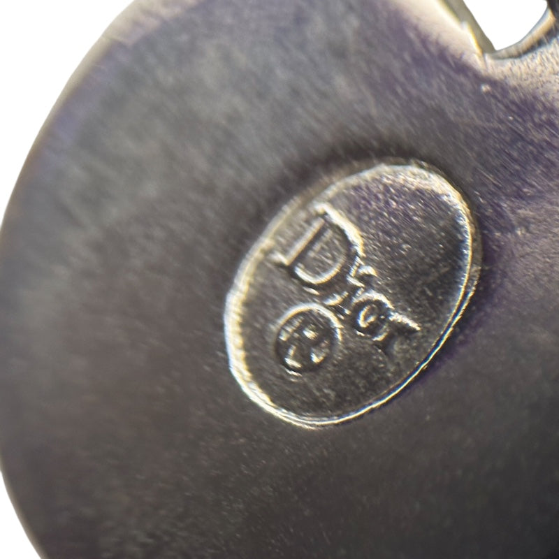 クリスチャン・ディオール Christian Dior アップルネックレス　 ピンク×シルバー×グリーン レジン・メタル アクセサリー