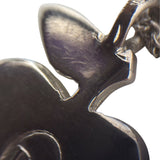 クリスチャン・ディオール Christian Dior アップルネックレス　 ピンク×シルバー×グリーン レジン・メタル アクセサリー