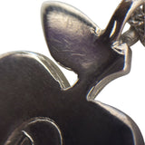 クリスチャン・ディオール Christian Dior アップルネックレス　 ピンク×シルバー×グリーン レジン・メタル アクセサリー