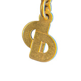 クリスチャン・ディオール Christian Dior ロゴネックレス ゴールド メタル・クリスタル ジュエリー