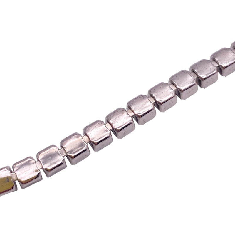 クリスチャン・ディオール Christian Dior リボンチョーカー シルバー メタル/ストラス レディース チョーカー