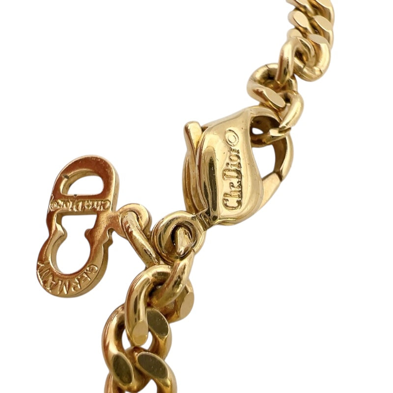 クリスチャン・ディオール Christian Dior CDロゴネックレス ゴールド メタル アクセサリー