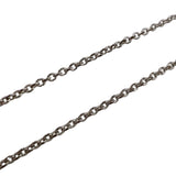 クリスチャン・ディオール Christian Dior ロゴキューブ　ネックレス シルバー メタル・クリスタル アクセサリー