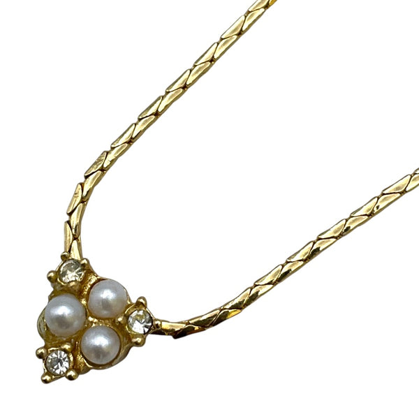 クリスチャン・ディオール Christian Dior パールネックレス ゴールド メタル/パール ジュエリー