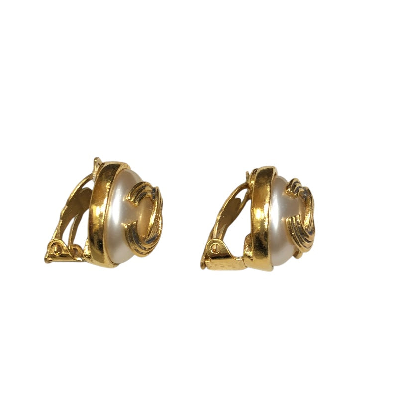 シャネル CHANEL ココマークパールイヤリング ゴールド メタル・フェイクパール アクセサリー