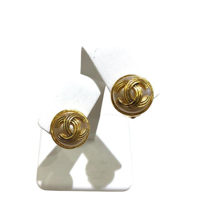 シャネル CHANEL ココマークパールイヤリング ゴールド メタル・フェイクパール アクセサリー