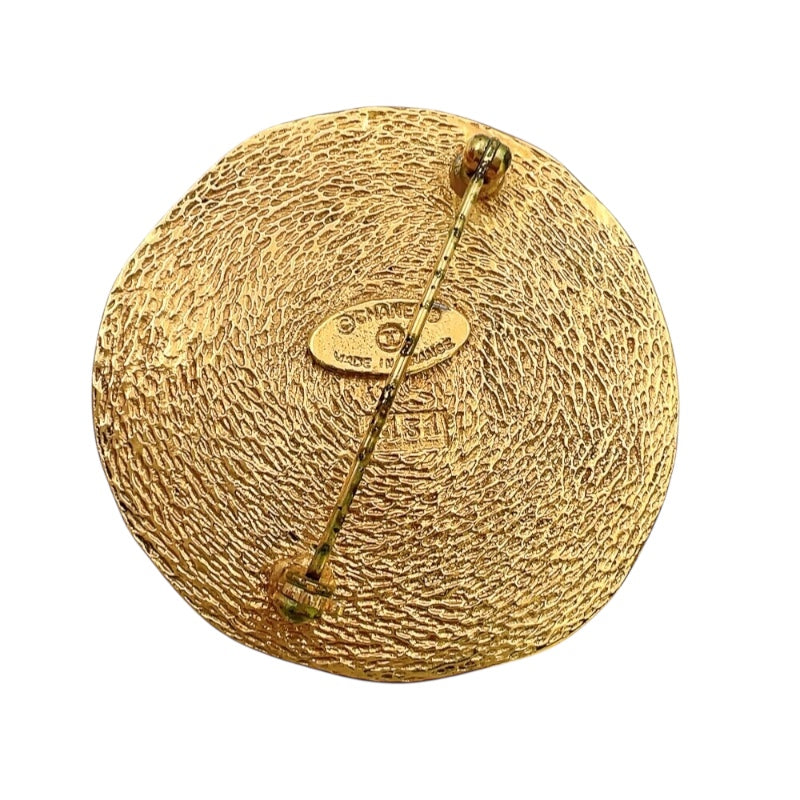 シャネル CHANEL カンボン　ブローチ ゴールド メタル アクセサリー