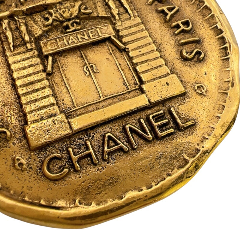 シャネル CHANEL カンボン　ブローチ ゴールド メタル アクセサリー