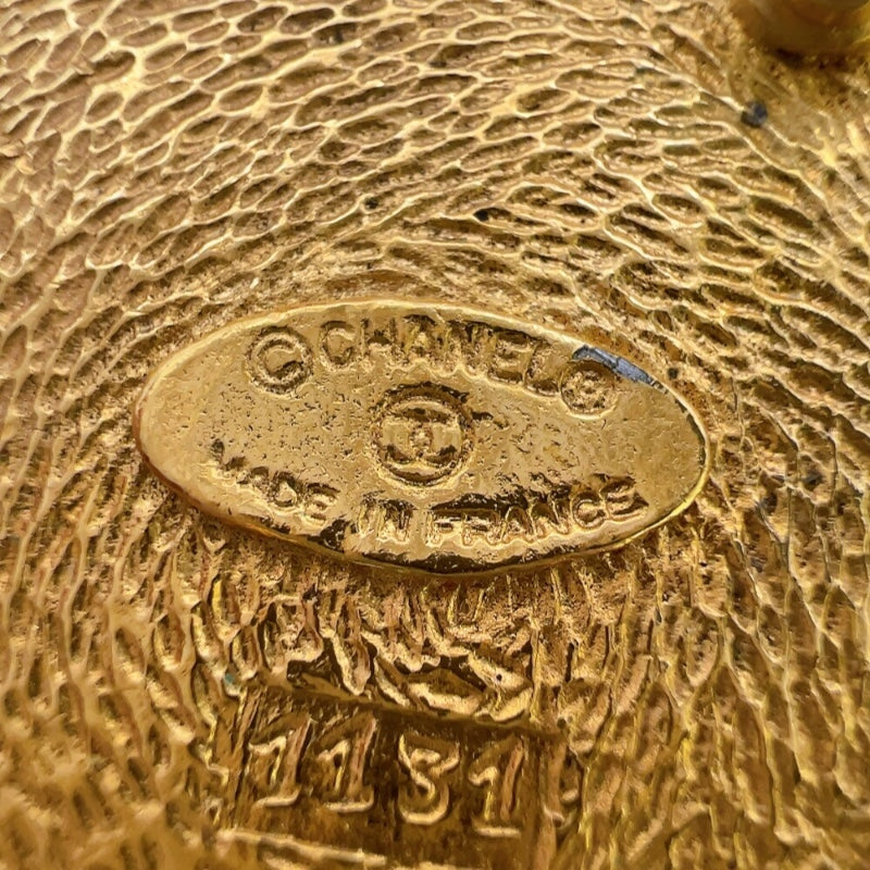 シャネル CHANEL カンボン　ブローチ ゴールド メタル アクセサリー