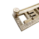 シャネル CHANEL ロゴ ブローチ ゴールド メタル・ストラス レディース ブローチ