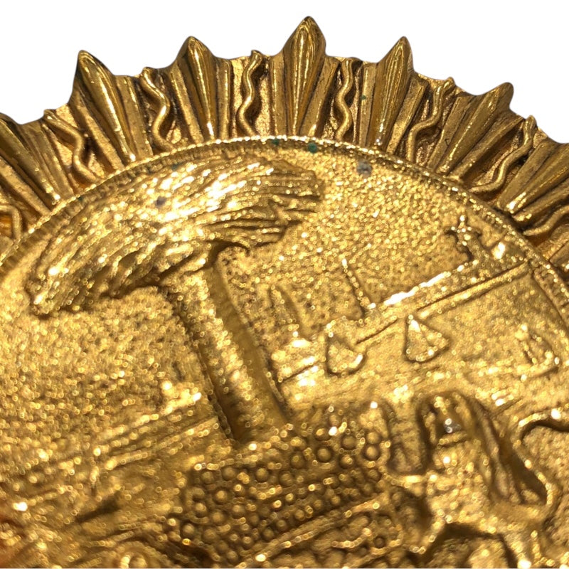 シャネル CHANEL サンブローチ ゴールド メタル アクセサリー