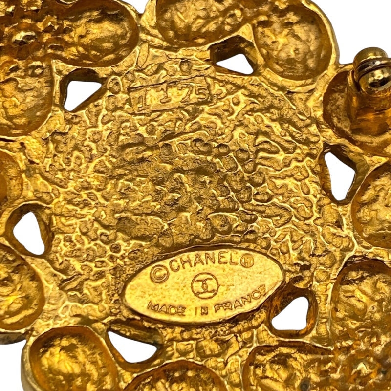シャネル CHANEL パールブローチ ゴールド メタル/パール レディース ブローチ