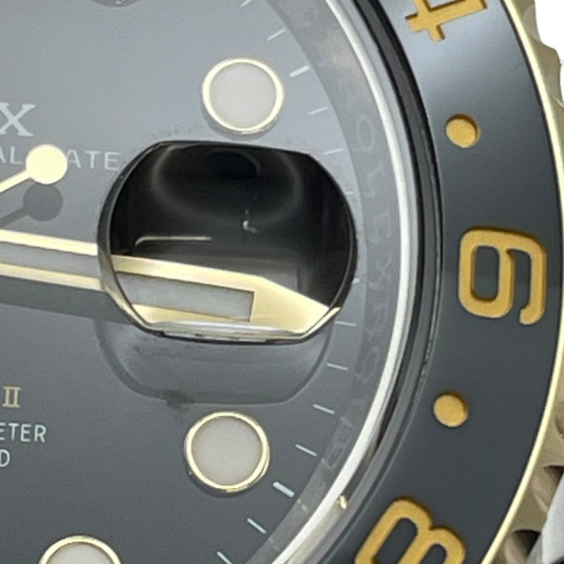 ロレックス ROLEX GMTマスター2 126713GRNR ブラック K18/SS 自動巻き メンズ 腕時計
