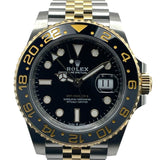 ロレックス ROLEX GMTマスター2 126713GRNR ブラック K18/SS 自動巻き メンズ 腕時計