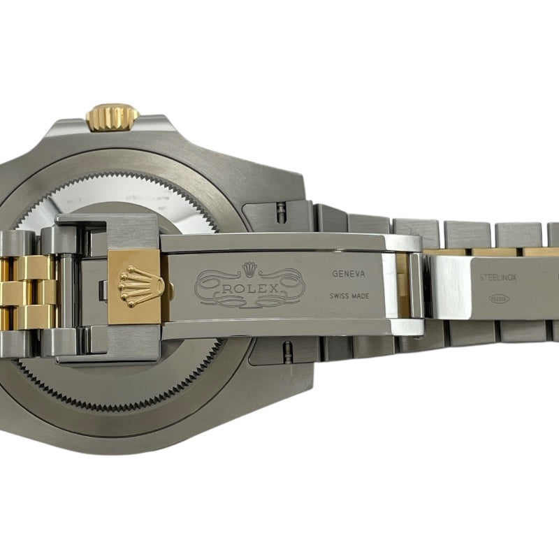 ロレックス ROLEX GMTマスター2 126713GRNR ブラック K18/SS 自動巻き メンズ 腕時計