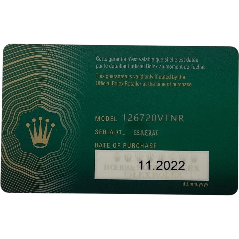 ロレックス ROLEX GMTマスター2 126720VTNR ブラック SS 自動巻き メンズ 腕時計