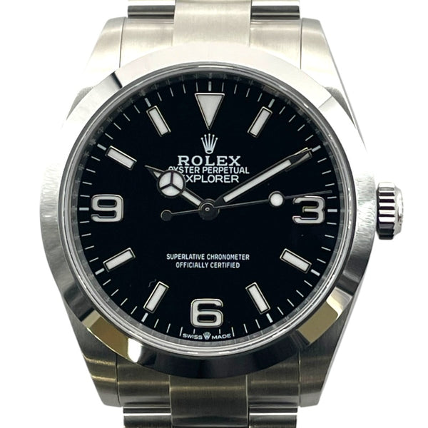 ロレックス ROLEX エクスプローラー40 224270 ブラック SS 自動巻き メンズ 腕時計