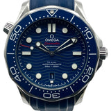 オメガ OMEGA シーマスター ダイバー300M コーアクシャル マスタークロノメーター 210.32.42.20.03.001 ブルー SS 自動巻き メンズ 腕時計