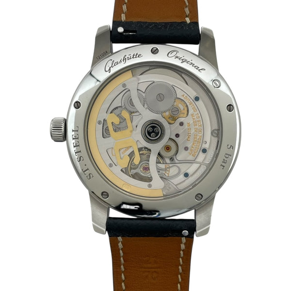 グラスフュッテ・オリジナル GLASHUTTE ORIGINAL セネタエクセレンスパーペチュアルカレンダー 1‐36‐02‐01‐02‐61 シルバー SS 自動巻き メンズ 腕時計