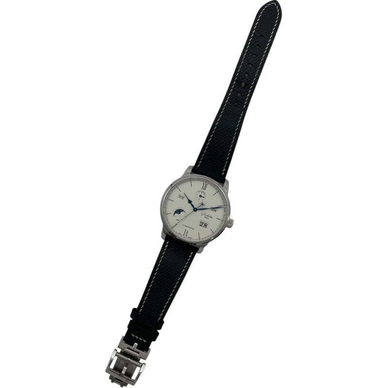グラスフュッテ・オリジナル GLASHUTTE ORIGINAL セネタエクセレンスパーペチュアルカレンダー 1‐36‐02‐01‐02‐61 シルバー SS 自動巻き メンズ 腕時計