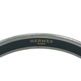 エルメス HERMES エマイユPM ホワイトxシルバー エナメル/メタル アクセサリー