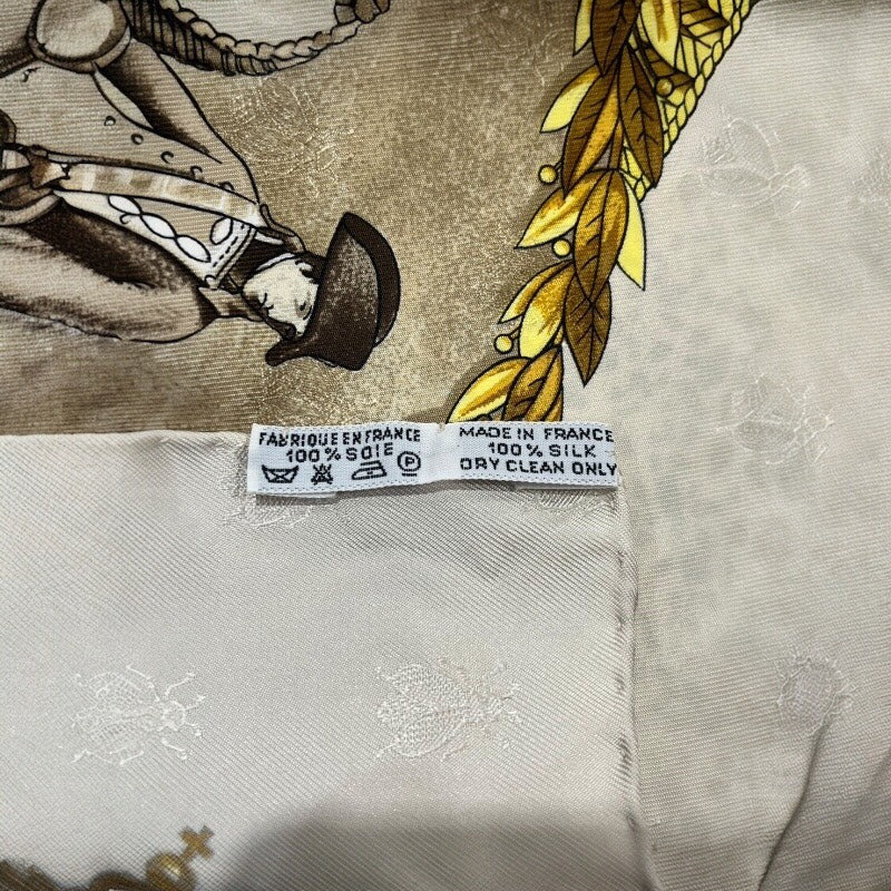 エルメス HERMES カレ90 NAPOLEON マルチカラー シルク レディース スカーフ
