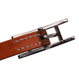 エルメス HERMES ビーアピ ドゥブルトゥールブレスレットS オレンジ/ゴールド/シルバー金具 スイフト レディース ブレスレット