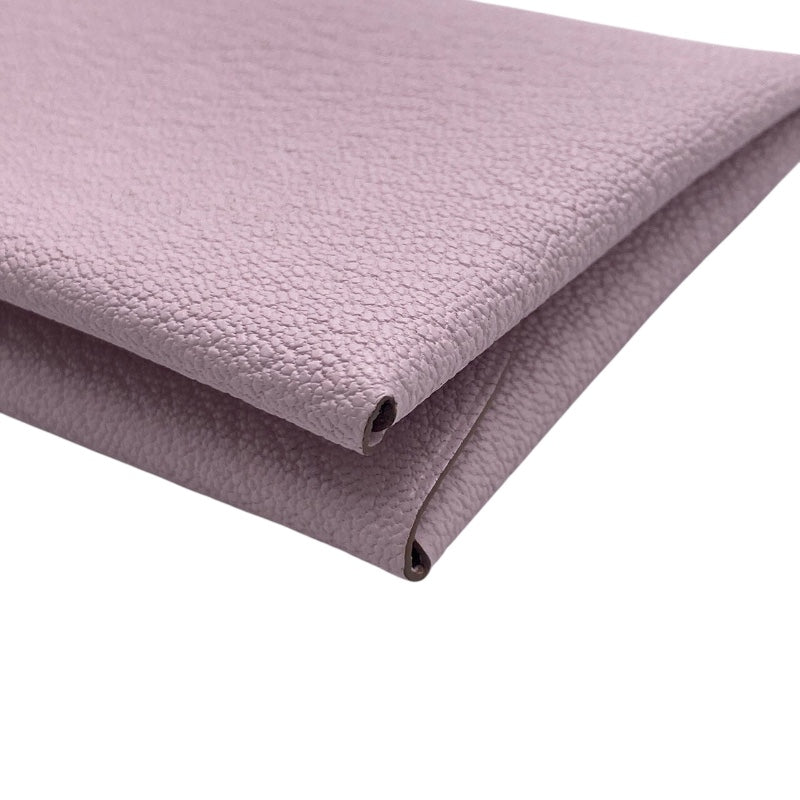 エルメス HERMES カルヴィデュオ B刻 (2023年製) ローズエグランタイン/シルバー金具 シェーブル レディース カードケース