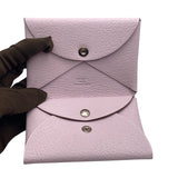 エルメス HERMES カルヴィデュオ B刻 (2023年製) ローズエグランタイン/シルバー金具 シェーブル レディース カードケース