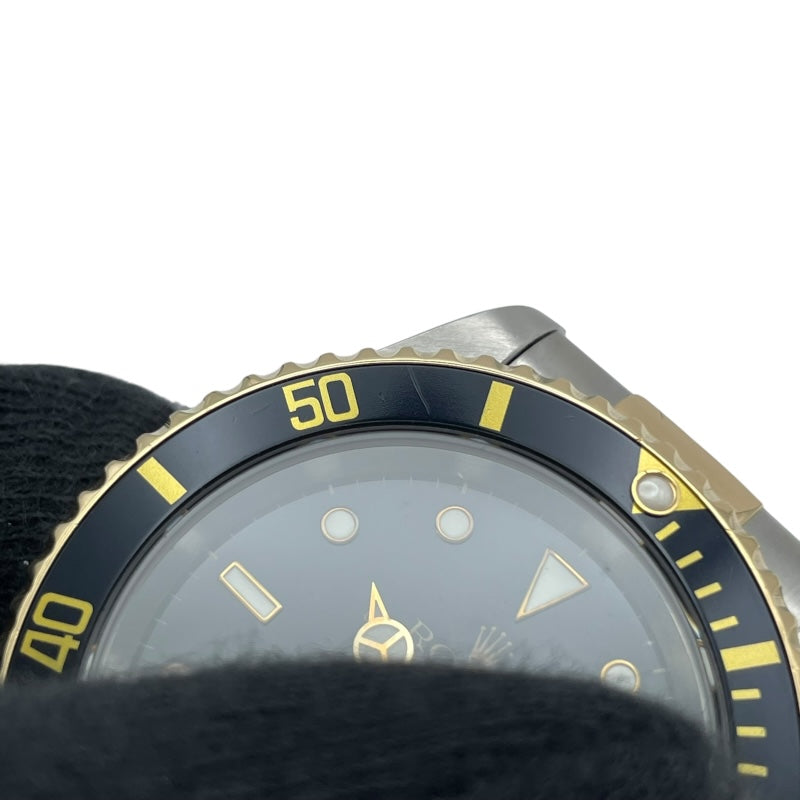 ロレックス ROLEX サブマリーナ 16613 ブラック K18/SS メンズ 腕時計