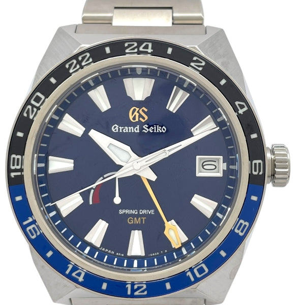 グランドセイコー Grand Seiko スポーツ コレクション スプリングドライブ GMT SBGE309 ブルー チタン 自動巻き メンズ 腕時計
