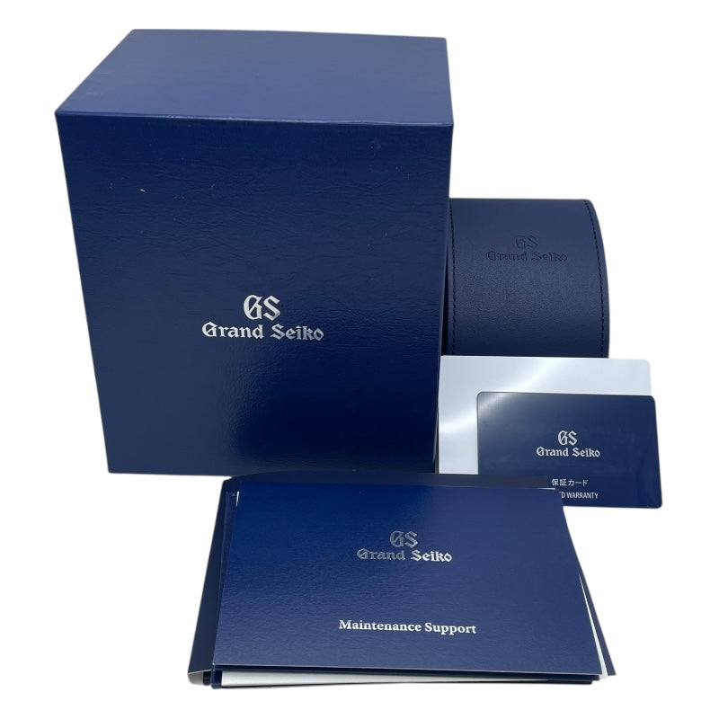 グランドセイコー Grand Seiko スポーツ コレクション スプリングドライブ GMT SBGE309 ブルー チタン 自動巻き メンズ 腕時計