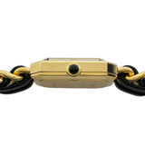 シャネル CHANEL プルミエールS H0001 ブラック GP レディース 腕時計