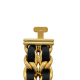 シャネル CHANEL プルミエールS H0001 ブラック GP レディース 腕時計