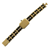 シャネル CHANEL プルミエールS H0001 ブラック GP レディース 腕時計