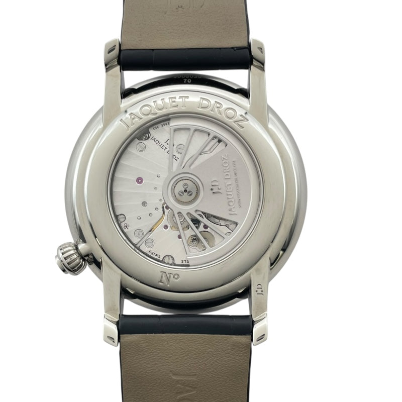 ジャケ・ドロー JAQUET DROZ グランセコンドオフセンター オニキス J006030270 ブラック SS メンズ 腕時計