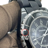 シャネル CHANEL J12 33MM H0681 ブラック セラミック クオーツ ユニセックス 腕時計