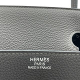 エルメス HERMES バーキン40 C刻 グラファイト SV金具 トゴ メンズ ハンドバッグ