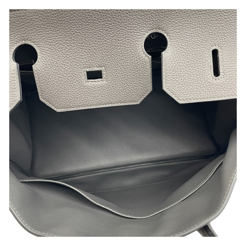 エルメス HERMES バーキン40 C刻 グラファイト SV金具 トゴ メンズ ハンドバッグ