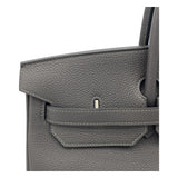 エルメス HERMES バーキン40 C刻 グラファイト SV金具 トゴ メンズ ハンドバッグ