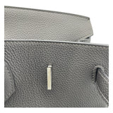 エルメス HERMES バーキン40 C刻 グラファイト SV金具 トゴ メンズ ハンドバッグ