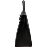 エルメス HERMES ケリー32 外縫い □K刻 エベンヌ リエジェ レディース ハンドバッグ