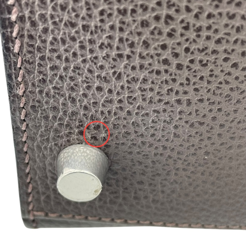 エルメス HERMES ケリー32 外縫い □K刻 エベンヌ リエジェ レディース ハンドバッグ