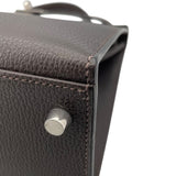 エルメス HERMES ケリー32 外縫い □K刻 エベンヌ リエジェ レディース ハンドバッグ