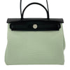 エルメス HERMES エールバッグジップPM ルトゥルネ W刻 ミント SV金具 トワル/ヴァッシュハンター レディース ハンドバッグ