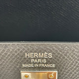 エルメス HERMES ケリー25 外縫い K刻印　(2025年製) ブラック　ゴールド/シルバー金具 ヴォーエプソン レディース ハンドバッグ
