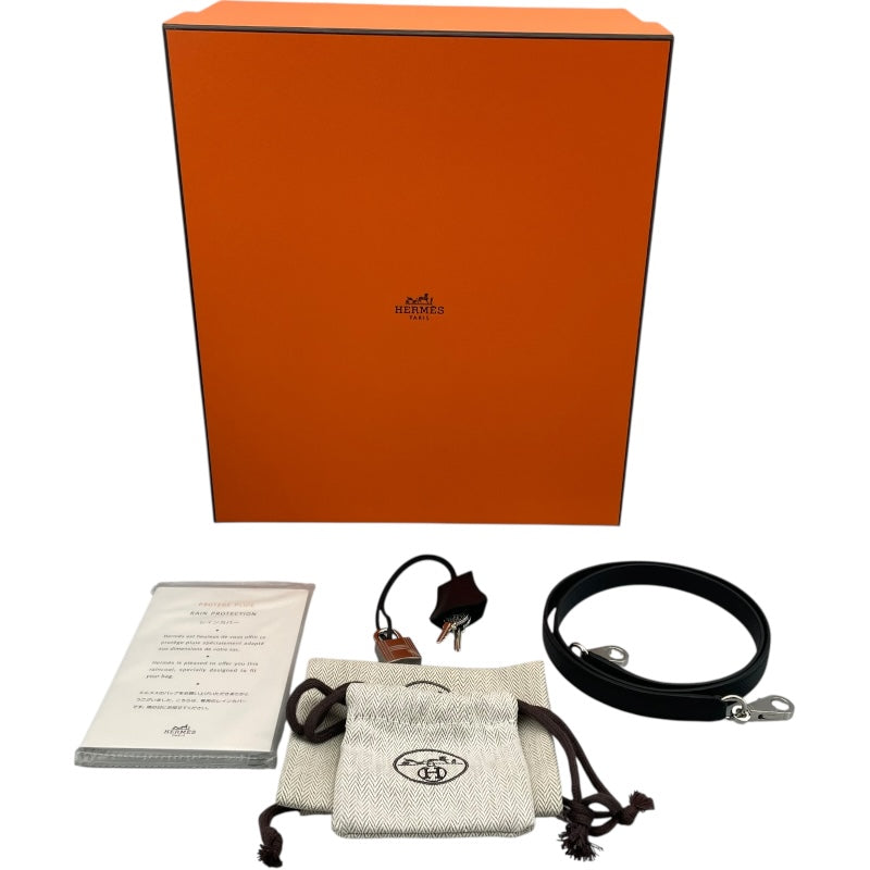 エルメス HERMES ケリー25 外縫い K刻印　(2025年製) ブラック　ゴールド/シルバー金具 ヴォーエプソン レディース ハンドバッグ